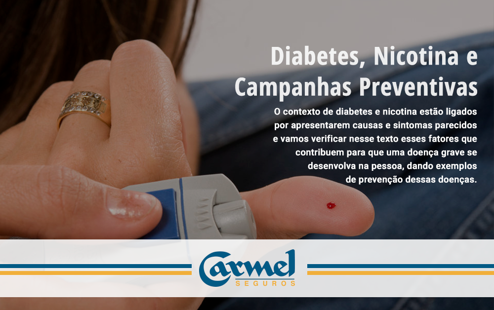 Diabetes, Nicotina e Campanhas Preventivas